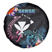 Hawaii Spare Tire Cover Kanaka Maoli With Fish Hook DT04 - Polynesian Pride