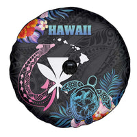 Hawaii Spare Tire Cover Kanaka Maoli With Fish Hook DT04 - Polynesian Pride