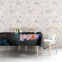 Hawaii Tablecloth Kanaka Maoli With Fish Hook DT04 - Polynesian Pride