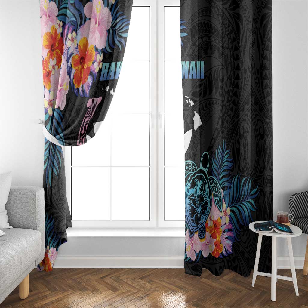 Hawaii Window Curtain Kanaka Maoli With Fish Hook DT04 - Polynesian Pride