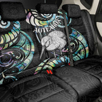 New Zealand Kiwi Bird Back Car Seat Cover Silver Fern Koru Paua Shell DT04 - Polynesian Pride