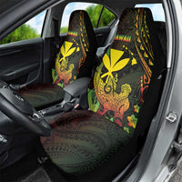 Hawaii Car Seat Cover Kanaka Maoli With Hammerhead Shark DT04 - Polynesian Pride
