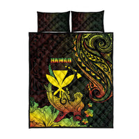 Hawaii Quilt Bed Set Kanaka Maoli With Hammerhead Shark DT04 - Polynesian Pride