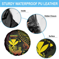 Hawaii Spare Tire Cover Kanaka Maoli With Hammerhead Shark DT04 - Polynesian Pride