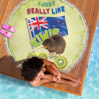 New Zealand Kiwi Beach Blanket I Just Really Like Kiwis DT04 - Polynesian Pride