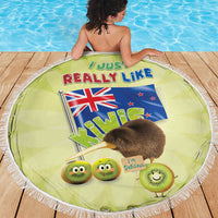 New Zealand Kiwi Beach Blanket I Just Really Like Kiwis DT04 - Polynesian Pride