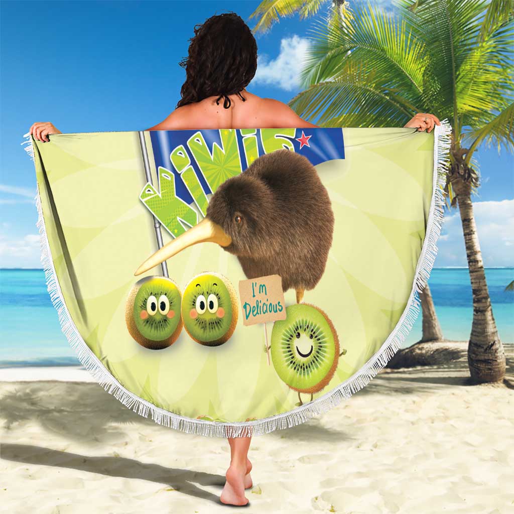 New Zealand Kiwi Beach Blanket I Just Really Like Kiwis DT04 - Polynesian Pride