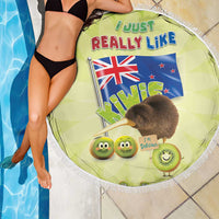 New Zealand Kiwi Beach Blanket I Just Really Like Kiwis DT04 - Polynesian Pride