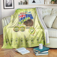 New Zealand Kiwi Blanket I Just Really Like Kiwis DT04 Green - Polynesian Pride