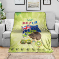 New Zealand Kiwi Blanket I Just Really Like Kiwis DT04 - Polynesian Pride