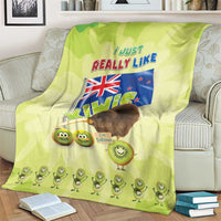 New Zealand Kiwi Blanket I Just Really Like Kiwis DT04 - Polynesian Pride