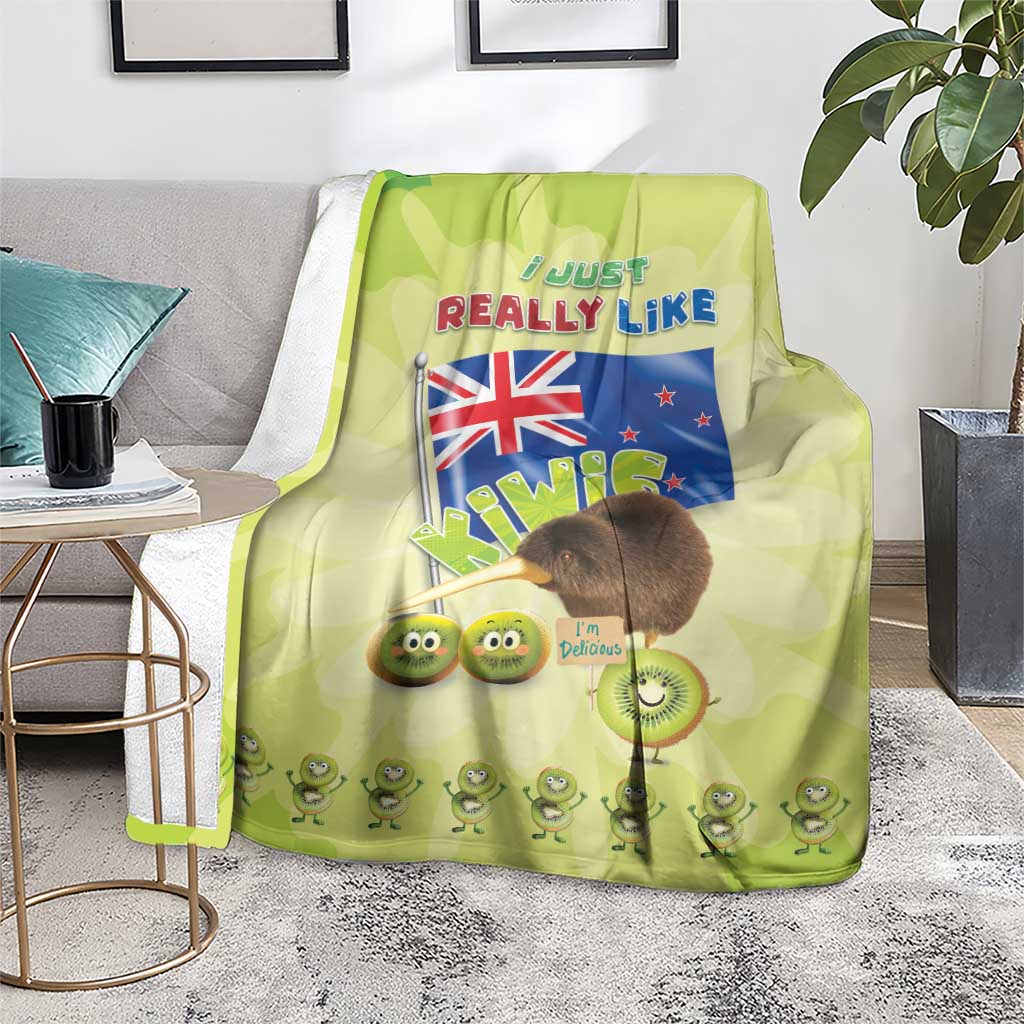 New Zealand Kiwi Blanket I Just Really Like Kiwis DT04 - Polynesian Pride