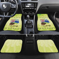 New Zealand Kiwi Car Mats I Just Really Like Kiwis DT04 Set 4pcs Green - Polynesian Pride