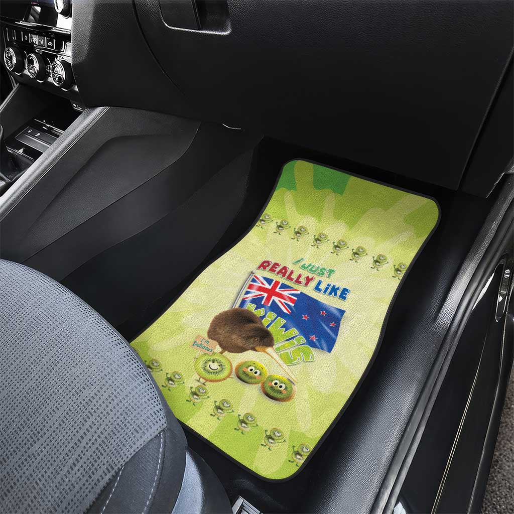 New Zealand Kiwi Car Mats I Just Really Like Kiwis DT04 - Polynesian Pride
