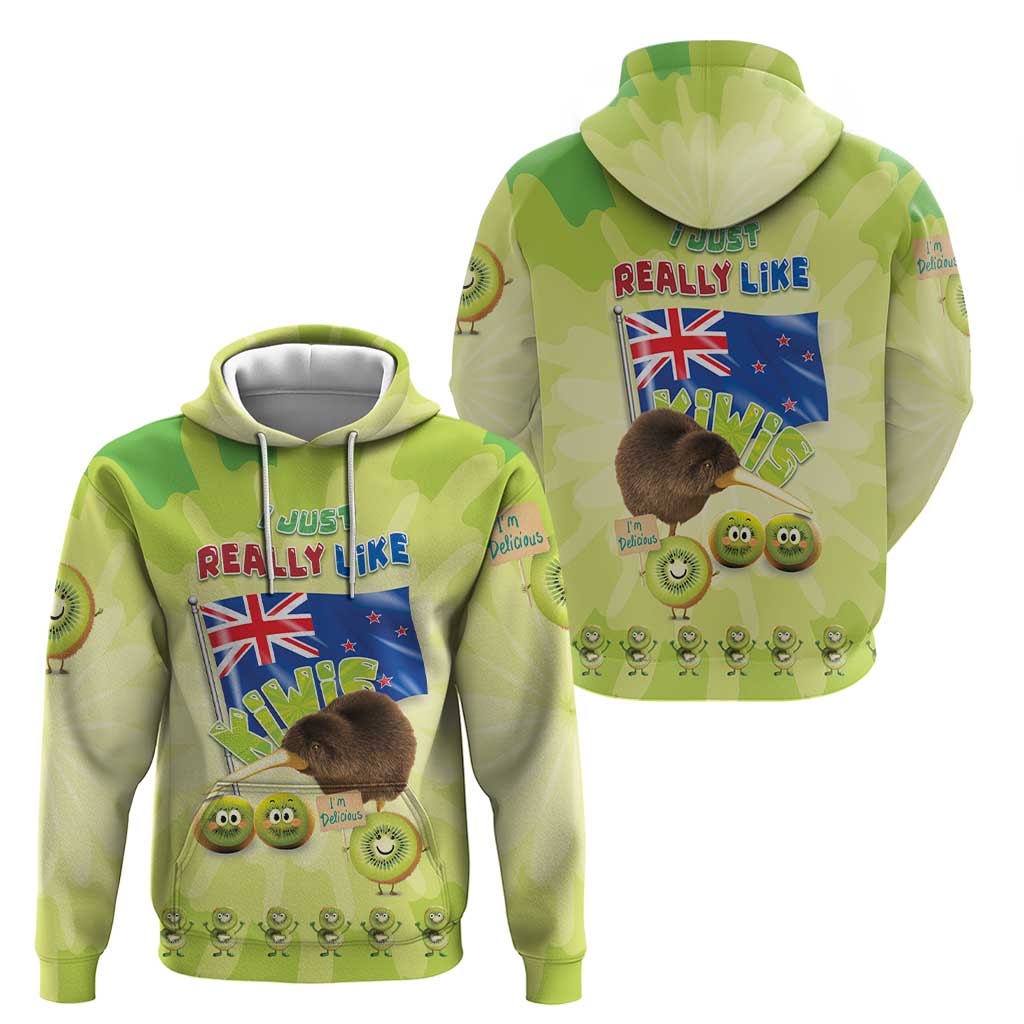 New Zealand Kiwi Hoodie I Just Really Like Kiwis DT04 - Polynesian Pride