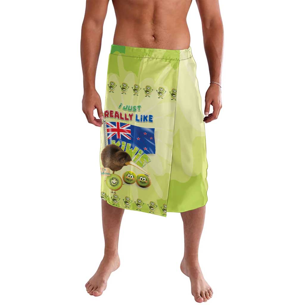 New Zealand Kiwi Lavalava I Just Really Like Kiwis DT04 Green - Polynesian Pride