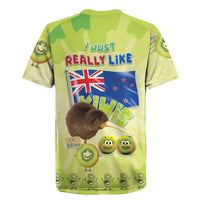 New Zealand Kiwi Rugby Jersey I Just Really Like Kiwis DT04 - Polynesian Pride