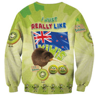 New Zealand Kiwi Sweatshirt I Just Really Like Kiwis DT04 - Polynesian Pride