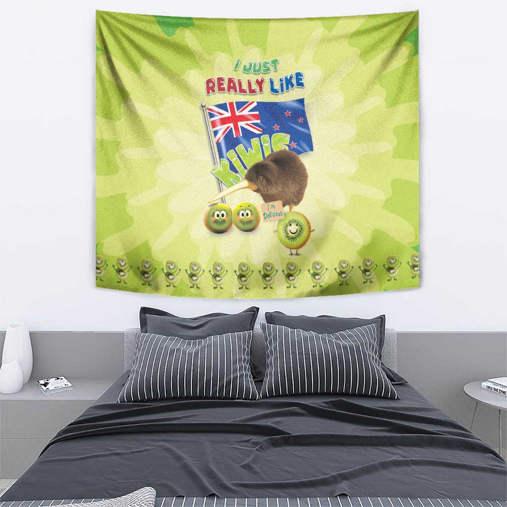 New Zealand Kiwi Tapestry I Just Really Like Kiwis DT04 - Polynesian Pride