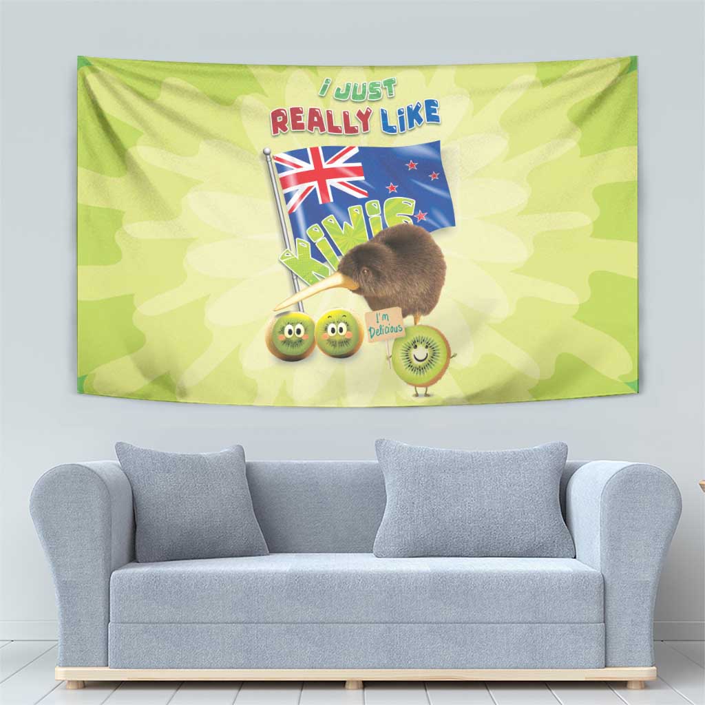 New Zealand Kiwi Tapestry I Just Really Like Kiwis DT04 - Polynesian Pride