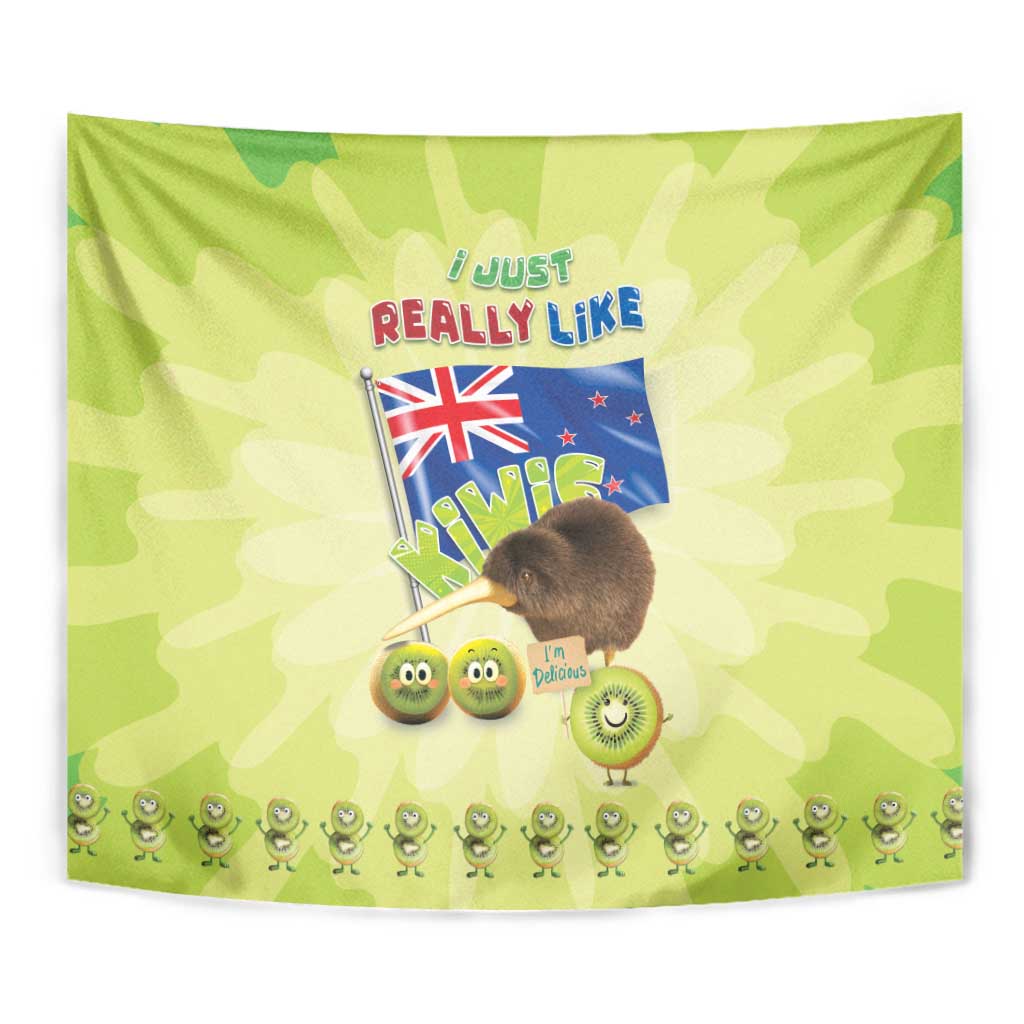 New Zealand Kiwi Tapestry I Just Really Like Kiwis DT04 - Polynesian Pride