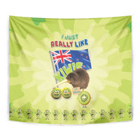 New Zealand Kiwi Tapestry I Just Really Like Kiwis DT04 - Polynesian Pride