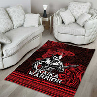 Hawaii Ikaika Warrior Area Rug Hawaiian Tribal Tattoo DT04 - Polynesian Pride