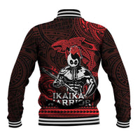 Hawaii Ikaika Warrior Baseball Jacket Hawaiian Tribal Tattoo DT04 - Polynesian Pride