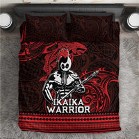 Hawaii Ikaika Warrior Bedding Set Hawaiian Tribal Tattoo DT04 Red - Polynesian Pride