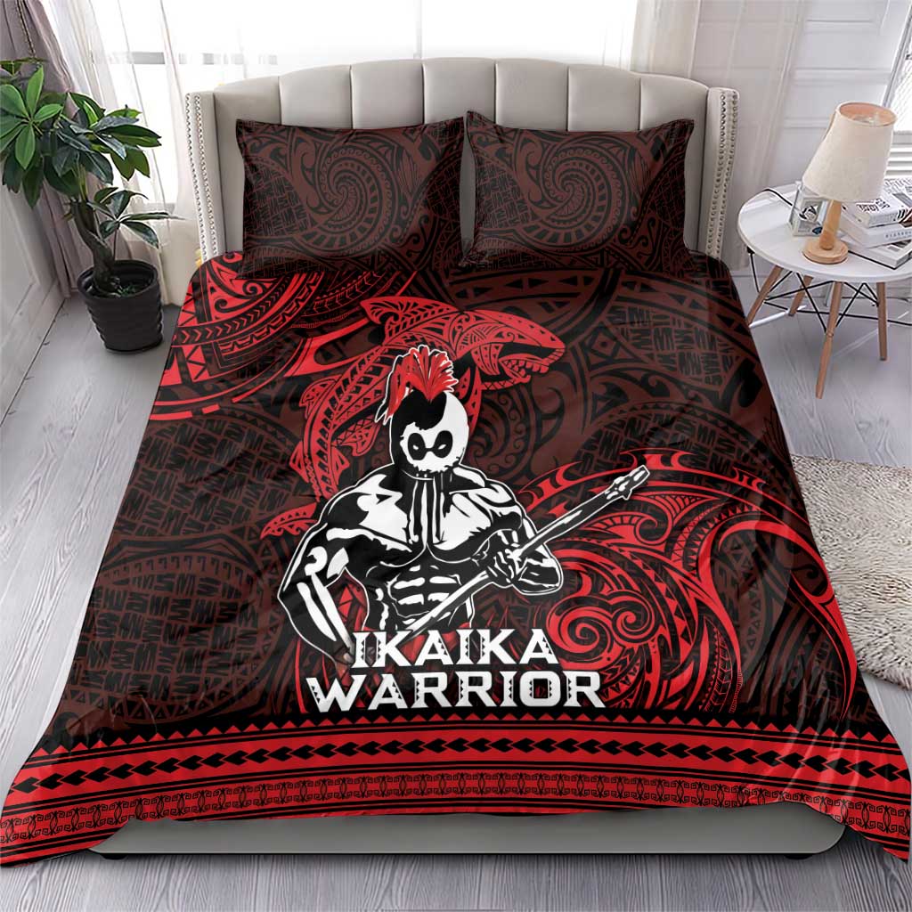 Hawaii Ikaika Warrior Bedding Set Hawaiian Tribal Tattoo DT04 - Polynesian Pride