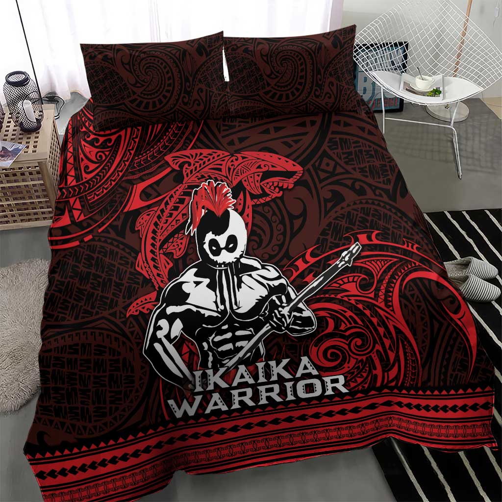 Hawaii Ikaika Warrior Bedding Set Hawaiian Tribal Tattoo DT04 - Polynesian Pride