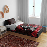 Hawaii Ikaika Warrior Bedding Set Hawaiian Tribal Tattoo DT04 - Polynesian Pride