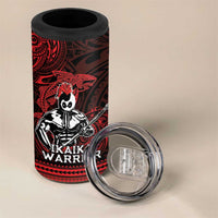 Hawaii Ikaika Warrior 4 in 1 Can Cooler Tumbler Hawaiian Tribal Tattoo DT04 - Polynesian Pride