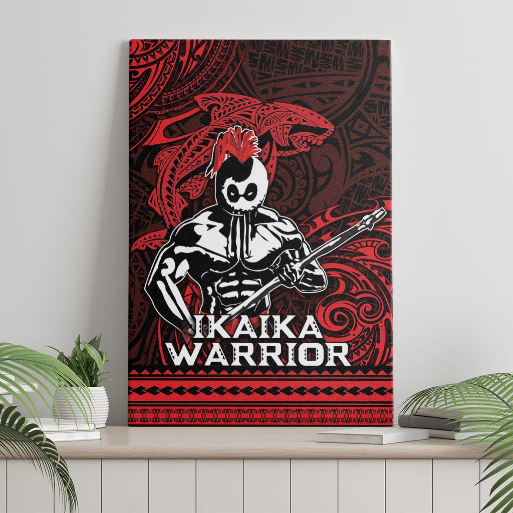 Hawaii Ikaika Warrior Canvas Wall Art Hawaiian Tribal Tattoo DT04 - Polynesian Pride