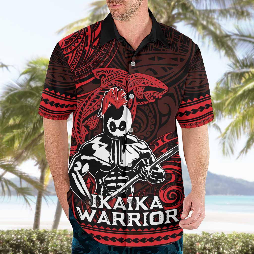 Hawaii Ikaika Warrior Hawaiian Shirt Hawaiian Tribal Tattoo DT04 - Polynesian Pride