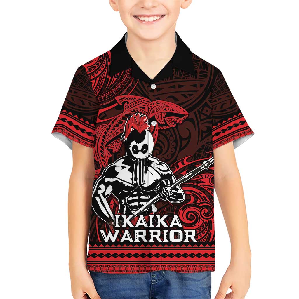 Hawaii Ikaika Warrior Hawaiian Shirt Hawaiian Tribal Tattoo DT04 - Polynesian Pride