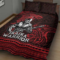 Hawaii Ikaika Warrior Quilt Bed Set Hawaiian Tribal Tattoo DT04 - Polynesian Pride
