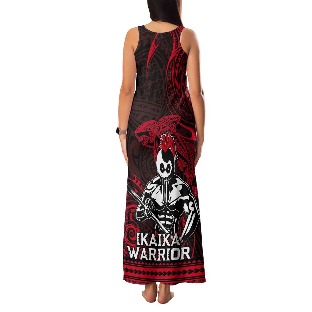 Hawaii Ikaika Warrior Tank Maxi Dress Hawaiian Tribal Tattoo DT04 - Polynesian Pride