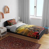 New Zealand ANZAC Day Bedding Set The Ode Remembrance And Poppy DT04 - Polynesian Pride