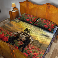 New Zealand ANZAC Day Quilt Bed Set The Ode Remembrance And Poppy DT04 - Polynesian Pride