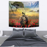 New Zealand ANZAC Day Tapestry The Ode Remembrance And Poppy DT04 - Polynesian Pride