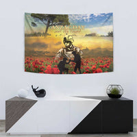 New Zealand ANZAC Day Tapestry The Ode Remembrance And Poppy DT04 - Polynesian Pride