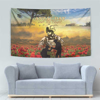 New Zealand ANZAC Day Tapestry The Ode Remembrance And Poppy DT04 - Polynesian Pride