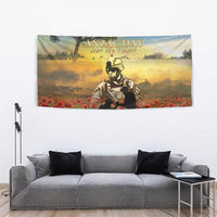 New Zealand ANZAC Day Tapestry The Ode Remembrance And Poppy DT04 - Polynesian Pride