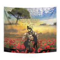 New Zealand ANZAC Day Tapestry The Ode Remembrance And Poppy DT04 - Polynesian Pride