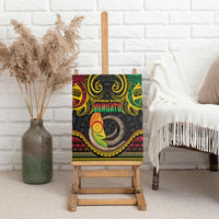 Vanuatu Language Week Canvas Wall Art Boar Tusk Warrior Tribal Floral Pattern DT05 - Polynesian Pride