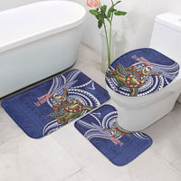 Samoa Christmas Bathroom Set Santa Riding Sea Turtle