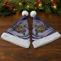 Samoa Christmas Santa Hat Santa Riding Sea Turtle