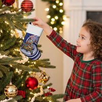 Samoa Christmas Stocking Santa Riding Sea Turtle