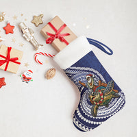 Samoa Christmas Stocking Santa Riding Sea Turtle